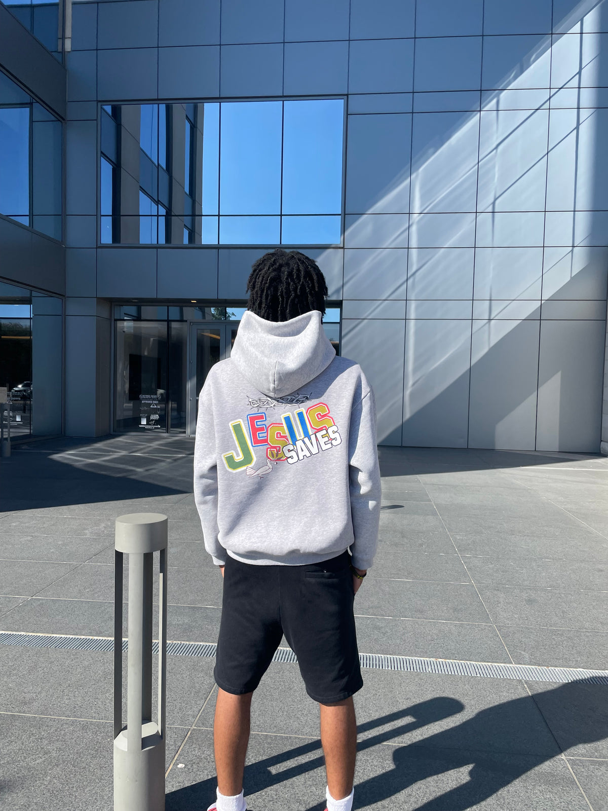 Jesus Saves Boxy Hoodie